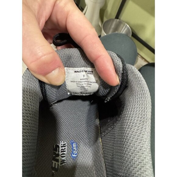 Skechers Work Safety Steel Toe Men Shoes CSA Approved Black Red Size 8 - Picture 11 of 11